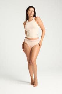 Menstruační kalhotky Sensual Hi-Waist Bikini Maxi Beige Velikost: 3XL/20