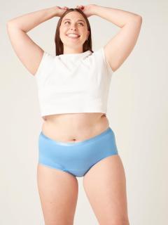 Modibodi Menstruační kalhotky Classic Full Brief Heavy-Overnight Reef Blue Velikost: XS