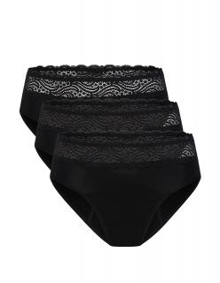 Sada menstruačních kalhotek Sensual Hi-Waist Bikini Bundle Pack Velikost: XL/16