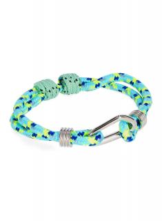8B+ Náramek Wristband Atlantis Green neon - modrozelený
