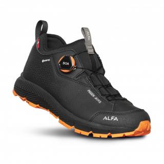 ALFA Pánské trekové boty PIGGEN APS GTX M black - černé Velikost EU: 41