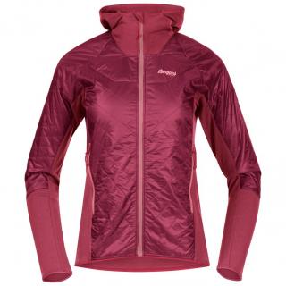 BERGANS Cecilie Light Insulated Hybrid Jkt Velikost: L, Barva: Růžová