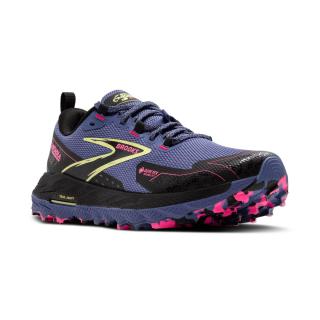 BROOKS Dámské běžecké boty CASCADIA 18 GTX grey blue/black/pink - modré Velikost EU: 38,5