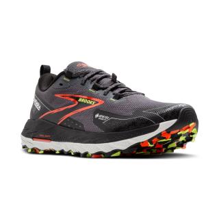 BROOKS Pánské běžecké boty CASCADIA 18 GTX blackened pearl/black/tomato - černé Velikost EU: 48,5