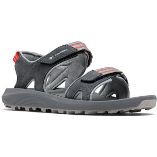 COLUMBIA Dámské trekové sandále TRAILSTORM HIKER 2 STRAP graphite/red hibiscus - šedé Velikost EU: 40