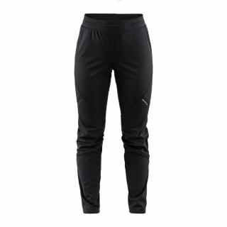 CRAFT Dámské softshellové kalhoty na běžky GLIDE PANTS - černé Velikost: M