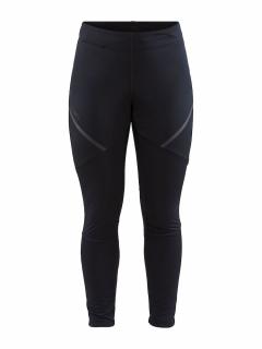 CRAFT Dámské softshellové kalhoty na běžky GLIDE WIND TIGHTS - černé Velikost: XL