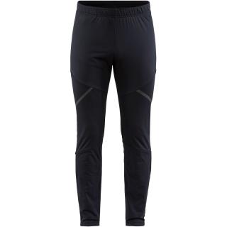 CRAFT Pánské softshellové kalhoty na běžky GLIDE WIND TIGHTS - černé Velikost: XL