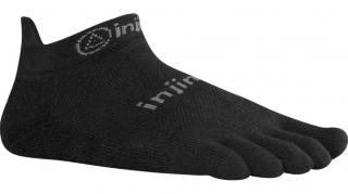INJINJI Prstové ponožky Run Lightweight No Show Xtralife Socks - černé Velikost - Injinji: XL (47+)