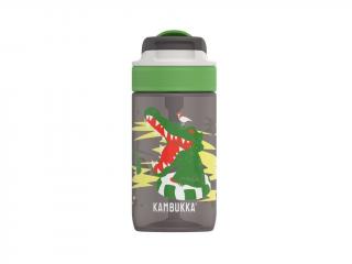 KAMBUKKA Láhev pro děti LAGOON 400 ml crazy crocodile - zelená