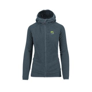 KARPOS Dámská mikina ROCCHETTA W HOODIE FLEECE - šedá Velikost: L