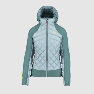 KARPOS Dámská skialpová bunda LASTEI ACTIVE PLUS W JACKET dusty blue/north atl. - modrozelená Velikost: S