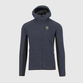 KARPOS Pánská mikina ROCCHETTA HOODIE FLEECE - šedá Velikost: L