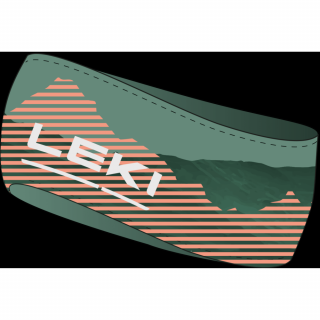 LEKI Čelenka 4-SEASON HEADBAND creme de menthe/papaya punch - zelená