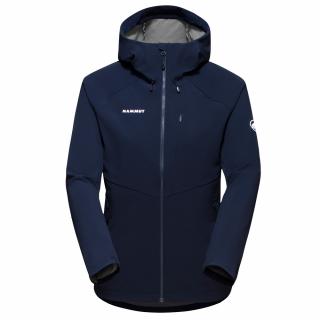 MAMMUT Dámská bunda ULTIMATE COMFORT SO HOODED JACKET marine - modrá Velikost: S