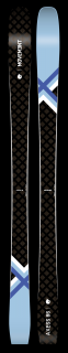 MOVEMENT Skialpové lyže dámské AXESS 86 LD 22/23 - 154 - černomodré