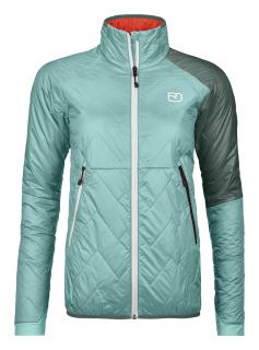 ORTOVOX Dámská bunda SWISSWOOL PIZ VIAL JACKET ice waterfall - modrozelená Velikost: M