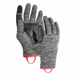 ORTOVOX Dámské rukavice  W's FLEECE LIGHT GLOVE Black Steel Blend Velikost: M