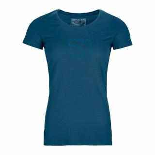 Ortovox W's 150 Cool Leaves T-Shirt Varianta: Petrol Blue M