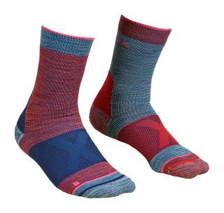 Ortovox W's Alpinist Mid Socks Velikost: 42-44, Barva: Červená