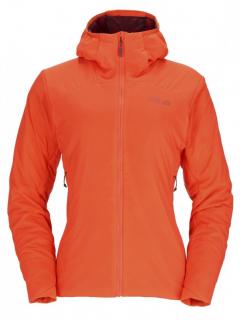 RAB Dámská bunda XENAIR ALPINE LIGHT JACKET Wmns Red Grapefruit - oranžová Velikost: M