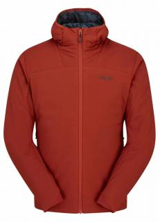 RAB Pánská bunda XENAIR ALPINE LIGHT JACKET Tuscan Red - červená Velikost: L