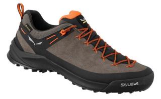 SALEWA Pánské trekové boty WILDFIRE LEATHER GTX M bungee cord/black - šedočerné Velikost EU: 39