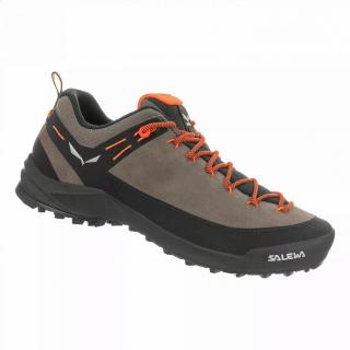 SALEWA Pánské trekové boty WILDFIRE LEATHER M bungee cord/black - šedočerné Velikost EU: 42,5