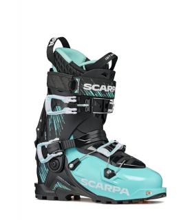 SCARPA Dámské skialpové boty GEA aqua/black - modré Velikost - lyžáky: 25