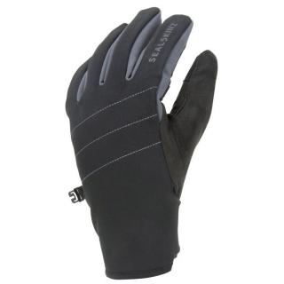 SEALSKINZ Nepromokavé rukavice WATERPROOF ALL WEATHER GLOVE WITH FUSION CONTROL black/grey - černé Velikost: M