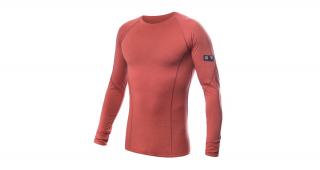 SENSOR Pánské triko MERINO ACTIVE terracotta / červené Velikost: S