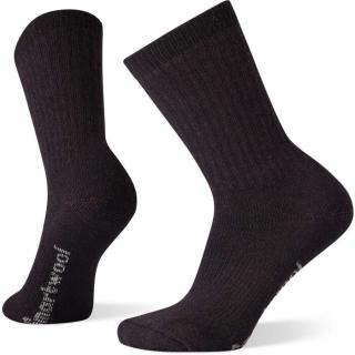 SMARTWOOL Dámské ponožky W HIKE CLASSIC EDITION FULL CUSHION SOLID CREW bordeaux- černofialové Velikost: L (42-45)