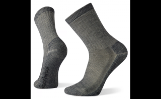 SMARTWOOL Dámské ponožky W HIKE CLASSIC EDITION LIGHT CUSHION CREW SOCKS medium gray – šedé Velikost: L