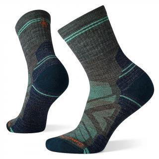 SMARTWOOL Dámské ponožky W HIKE LIGHT CUSHION MID CREW medium gray – šedé Velikost: M (38-41)