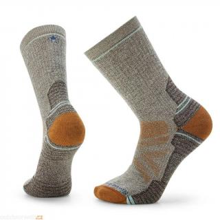 SMARTWOOL Ponožky HIKE CLASSIC FULL CUSHION CREW SOCKS taupe – hnědé Velikost: L (42-45)