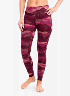 SMARTWOOL Thermo legíny Classic THERMAL MERINO BL PATTERN BOTTOM Fuchsia - růžové Velikost: M