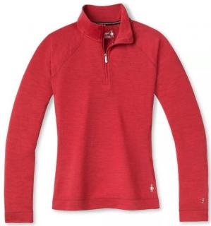 Smartwool W Merino 250 Baselayer 44287 Zip Boxed Velikost: XL, Barva: Červená