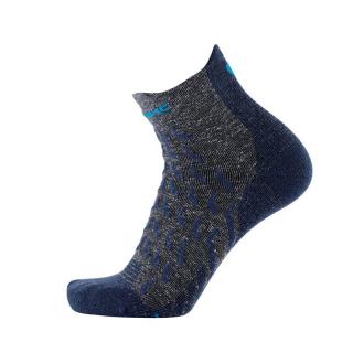 THERM-IC Trekové ponožky TREKKING ULTRACOOL LINEN ANKLE grey/navy - šedé Velikost: 39-41