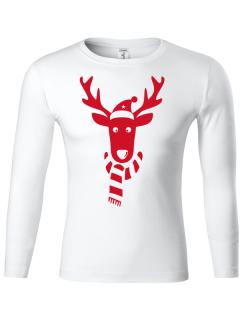 VÁNOČNÍ TRIKO VI. Triko s potiskem Barva (trika potisk): Bílá-00, Velikost - pánská: 2XL (17P)