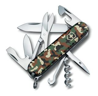 VICTORINOX Kapesní nůž CLIMBER CAMOUFLAGE - zelený
