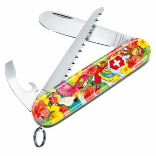 VICTORINOX Můj první kapesní nůž Parrot edition - pestrobarevný