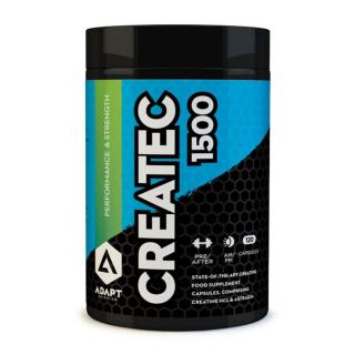 Adapt Nutrition CREATEC 1500, kreatin hydrochlorid, 120 kapslí  Doplněk stravy