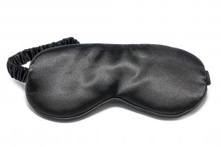 Anatomicky tvarovaná maska na spaní (černá) SOFT