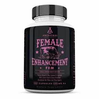 Ancestral Supplements, Female Enhanced Mixture, pro zdraví ženy, 180 kapslí,  60 dávek  Doplněk stravy