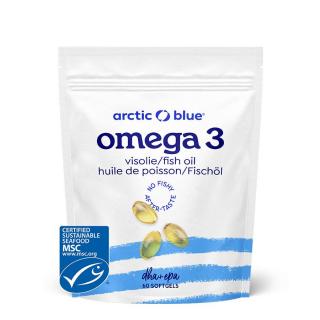 Arctic Blue Omega 3, 280 mg DHA, 120 mg EPA, 60 kapslí  Doplněk stravy