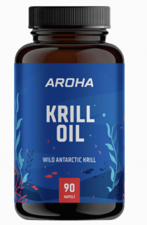 Aroha Krill oil, Krilový olej, 90 kapslí  Doplněk stravy