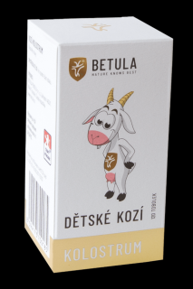 Betula - Dětské kozí kolostrum (colostrum), 125 mg, 120 kapslí  Doplněk stravy