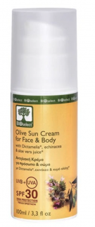 BIOselect Opalovací krém na tvář a tělo SPF 30, 100 ml