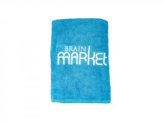 BrainMarket ručník, BIO bavlna, 140x70 cm  Měkká osuška z BIO bavlny a logem BrainMarket