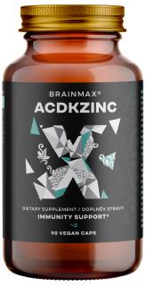 BrainMax ACDKZINC, 90 rostlinných kapslí  Klíčové vitamíny a minerály pro silnou imunitu, 90 dávek, doplněk stravy